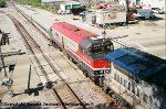 Sequence shot #3--Amtrak 517 leads Hiawatha